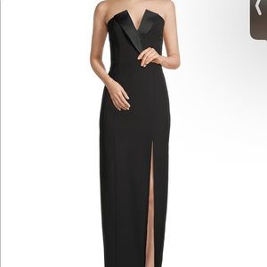 Aidan Mattox Tuxedo Dress